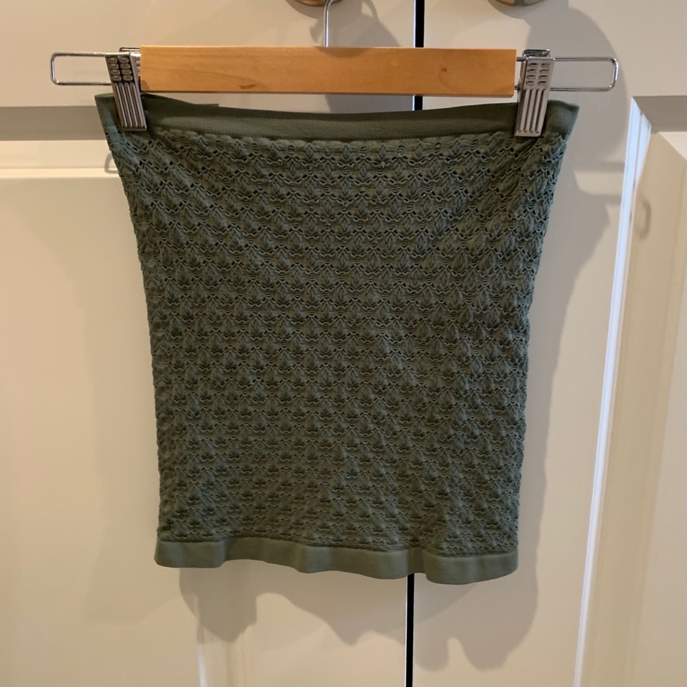 Free People Intimately Honey textured tube top